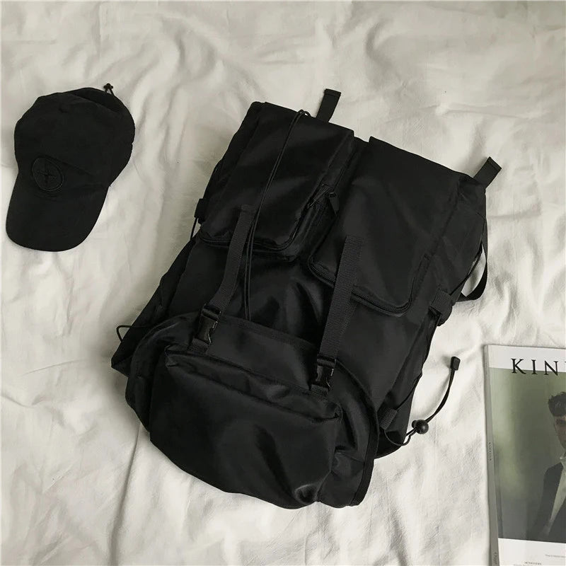 Harajuku Vintage Dark Style Unisex Travel Backpack 36–55L Fashion Backpack Nixie
