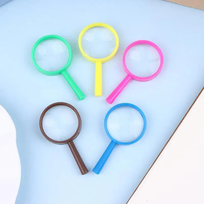 10-Pack Mini Magnifying Glass for Kids – School & Outdoor Science Kids Magnifying Glass Nixie
