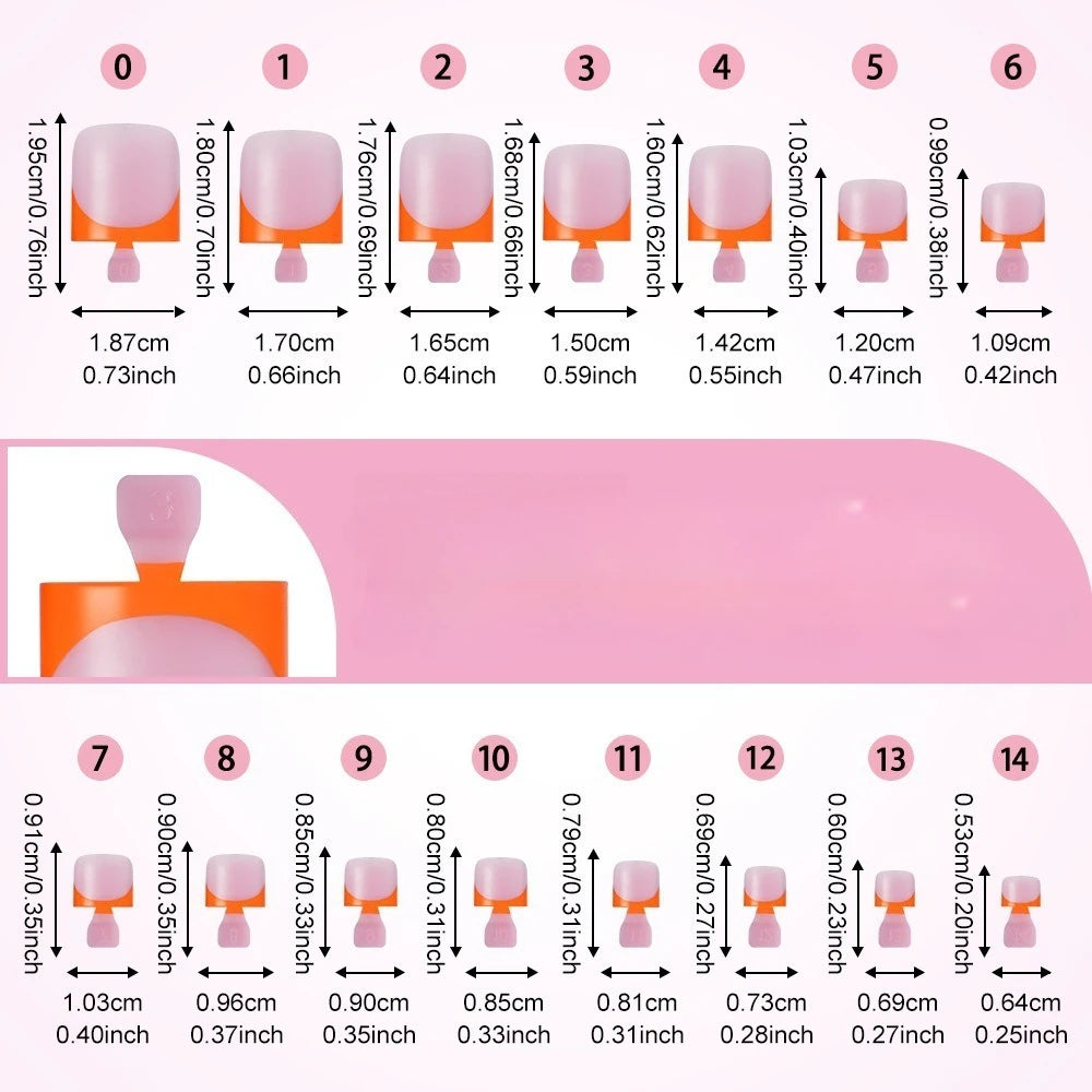 30Pcs Nude Pink French Press-On Toe Nails – False Nail Set Press-On Toe Nails Nixie