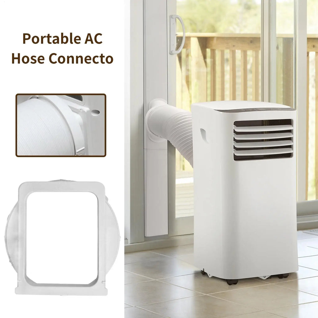 Portable AC Exhaust Hose Adapter 5.9" Square Window Connector AC Hose Adapter Nixie