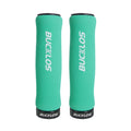 BUCKLOS MTB Lock-On Handlebar Grips – Soft Sponge Bike Grips Bike Handlebar Grips Nixie SPONGE-BIANCHI GREEN