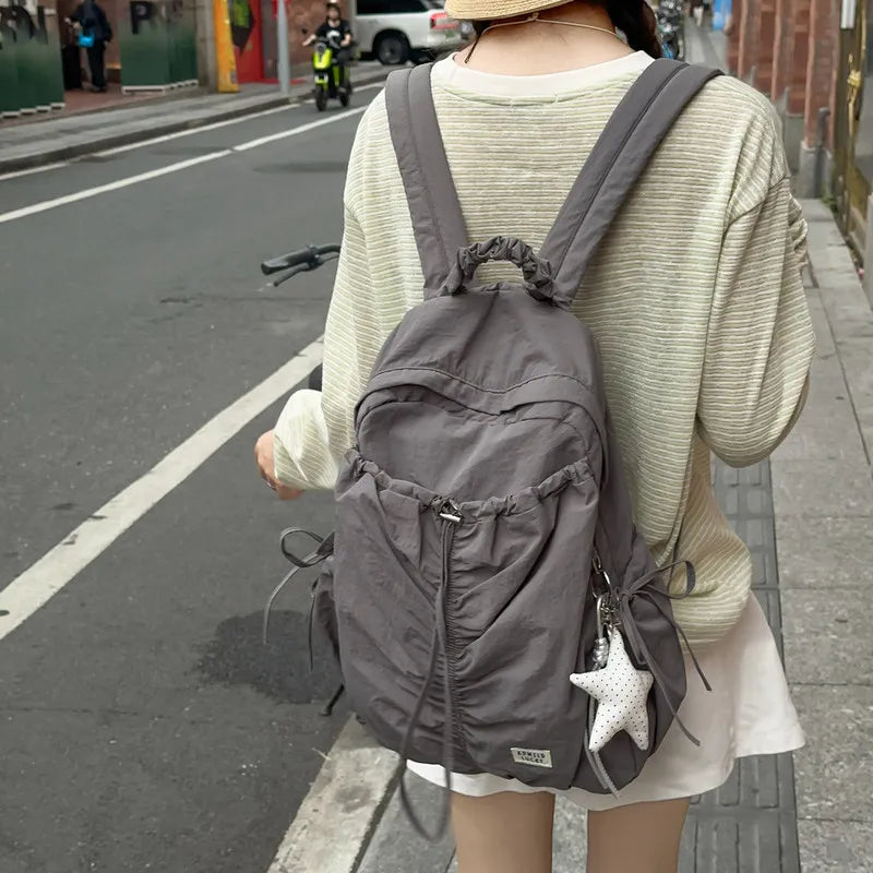 Korean Style Campus Backpack – Large Capacity Laptop Bag Campus Backpack Nixie