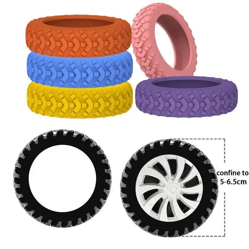 8PCS Rubber Luggage Wheel Covers – Silent Suitcase Caster Protectors Luggage Wheel Covers Nixie