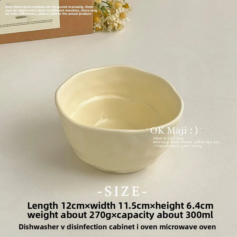 Cute Ceramic Bowl – Nordic Rice, Salad & Breakfast Bowl Ceramic Dining Bowl Nixie