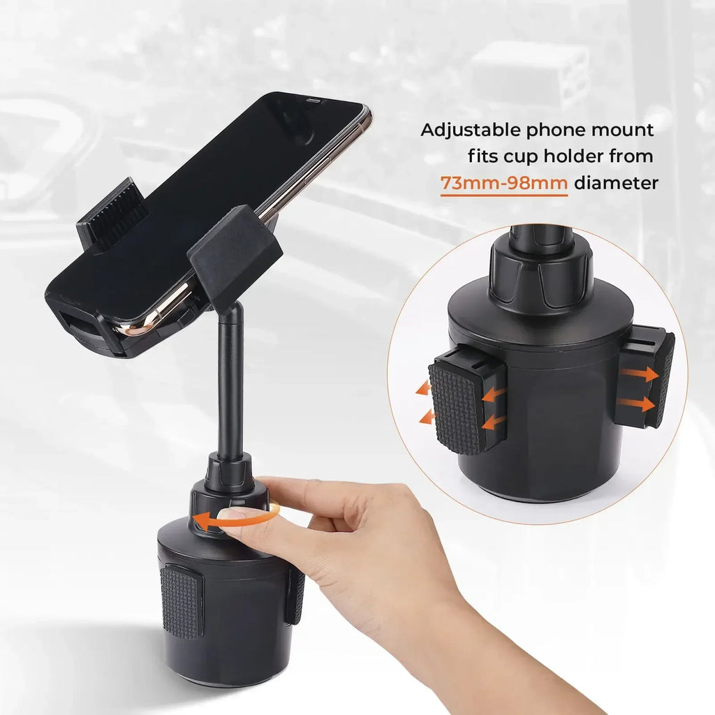 UTV Cup Holder Phone Mount – Can-Am, Polaris RZR & CFMOTO UTV Phone Mount Nixie