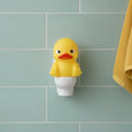 Cute Yellow Duck Toilet Figurine – Novelty Bathroom Decor Novelty Figurine Nixie Default Title