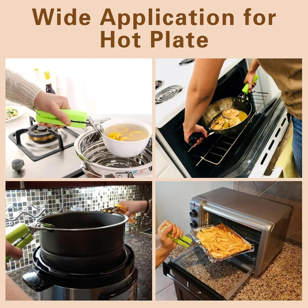 Anti-Scald Bowl Clip – Non-Slip Multifunctional Dish Lifter Kitchen Bowl Clip Nixie