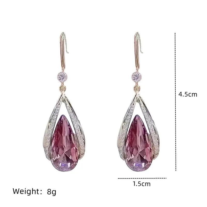 Gold Plated Opal Pearl Rhinestone Stud Earrings | Fashion Jewelry Fashion Stud Earrings Nixie