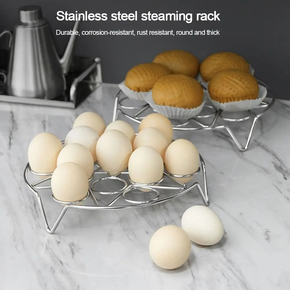 7-Egg Stainless Steel Steamer Rack for Pressure Cooker Egg Steamer Rack Nixie