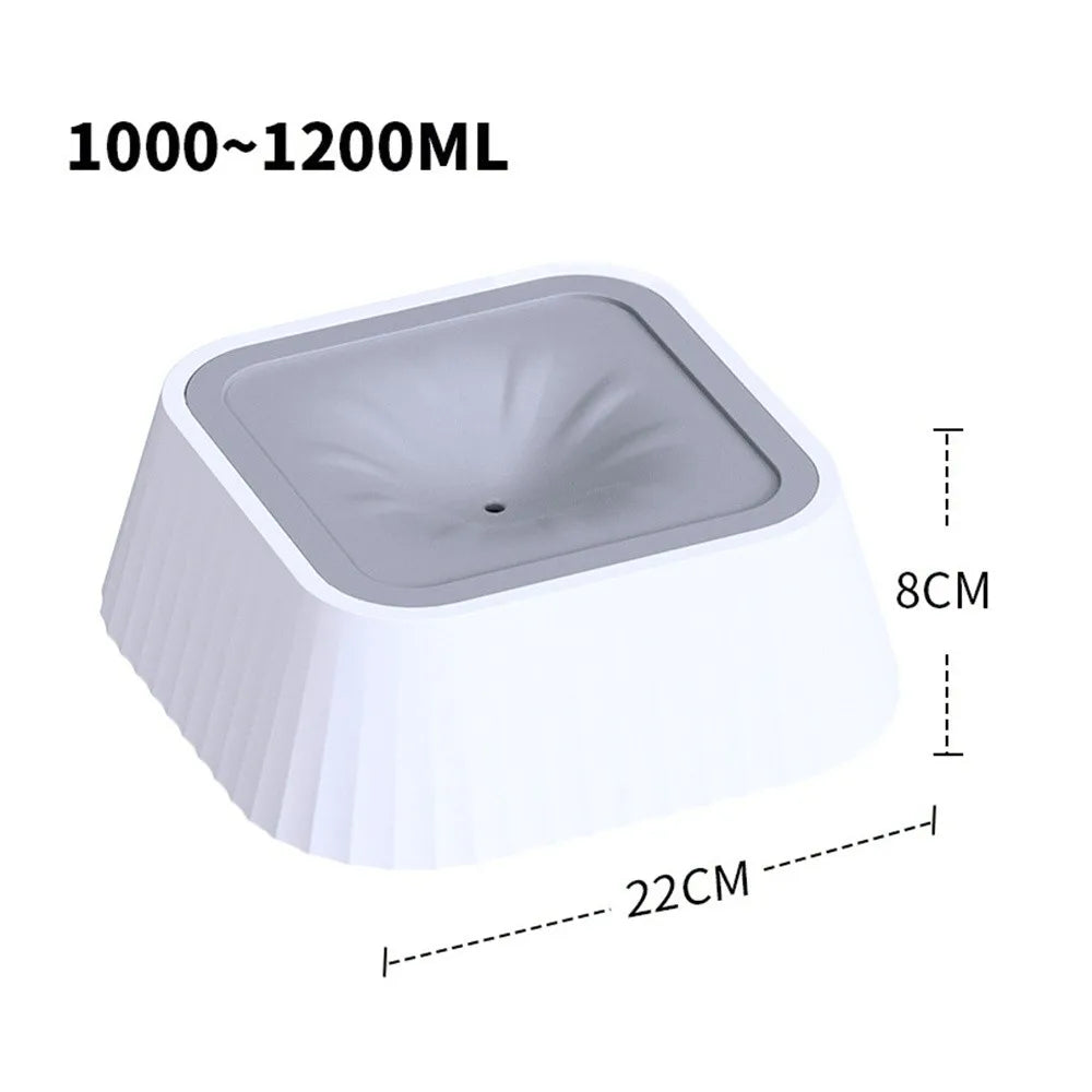 Anti-Spill Slow Drinking Pet Water Fountain Bowl 1000ml Pet Water Fountain Nixie