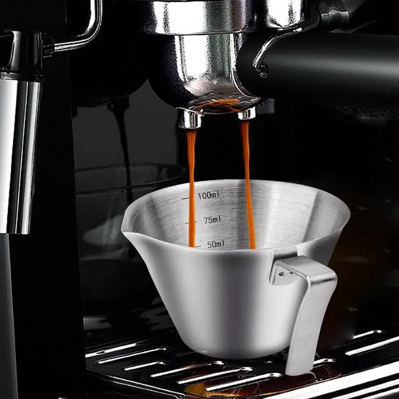 304 Stainless Steel Espresso Measuring Cup with Scale Mark Espresso Measuring Cup Nixie