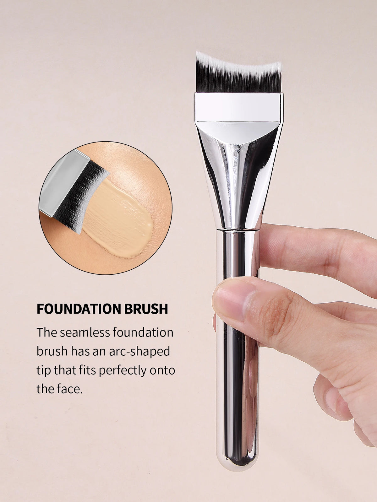 5-Piece Makeup Brush Set – Eyebrow, Spoolie & Concealer Makeup Brush Set Nixie