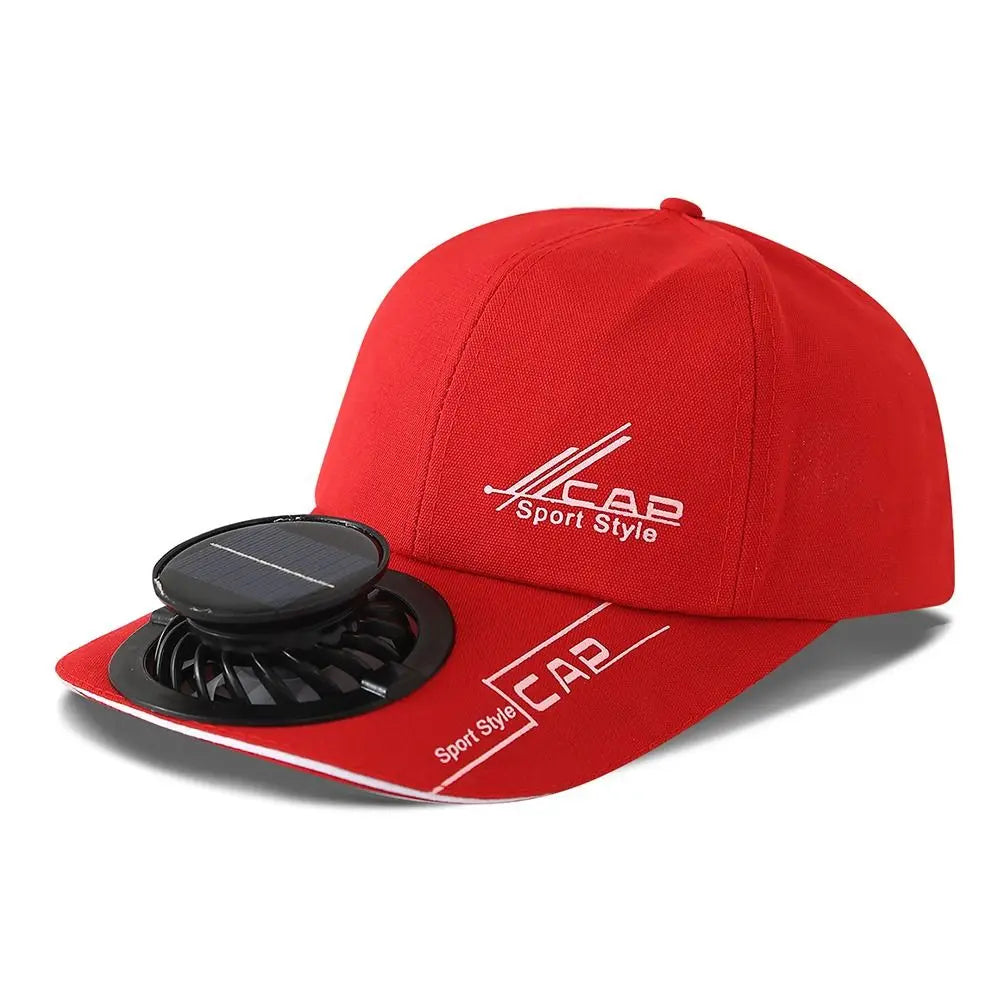 Solar Fan Baseball Cap – Rechargeable & Sun Protection Solar Fan Cap Nixie