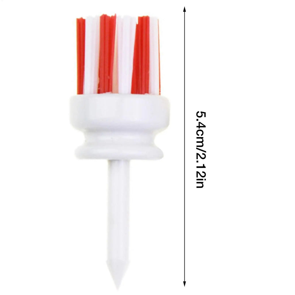 Low Resistance Brush Golf Tees – 3 Sizes, ABS & Nylon