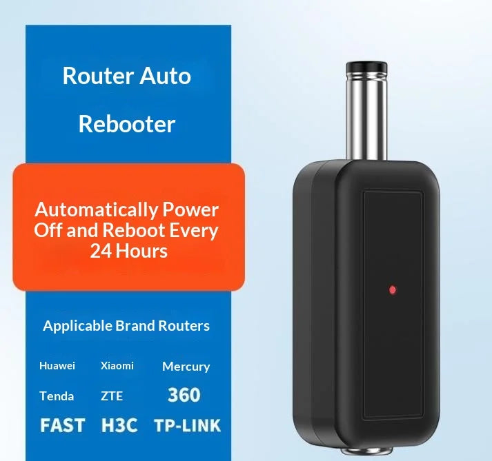 DC WiFi Auto Reboot Device 24H Smart Router Restart Tool Router Reboot Controller Nixie
