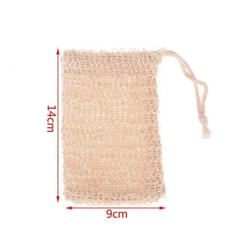 Natural Cotton Mesh Soap Saver Bag – Eco-Friendly Lather Pouch Soap Saver Bag Nixie