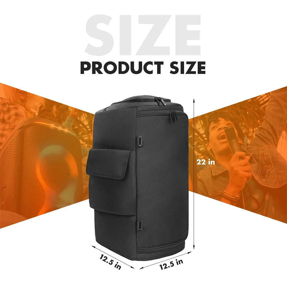 Speaker Carry Bag with Mic Pockets for JBL PartyBox 310/320 Speaker Carry Bag Nixie For PARTYBOX110 120