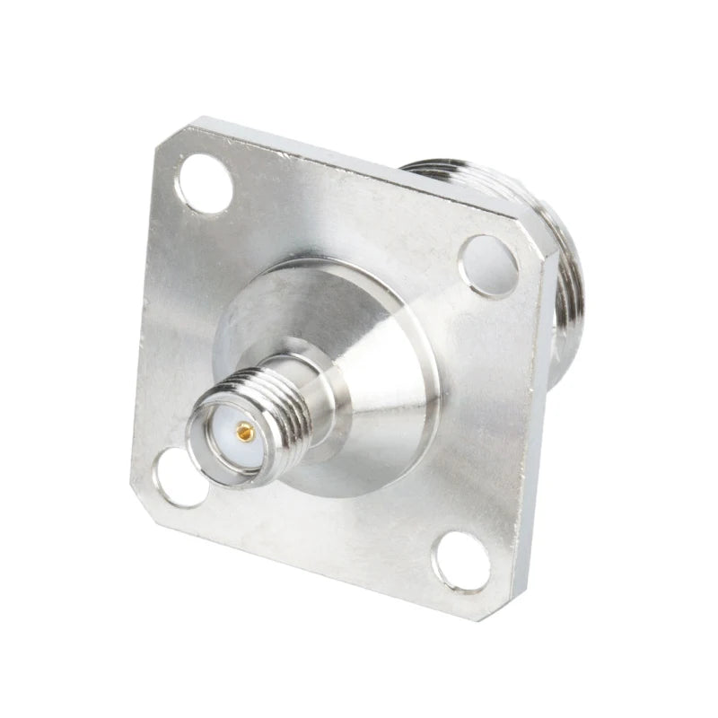 N Type Female to SMA Female Waterproof Flange RF Connector RF Coaxial Adapter Nixie