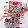 788-Pc Girls Flower Hair Accessories Set – Bands & Clips Hair Accessories Set Nixie 788PCS-No box