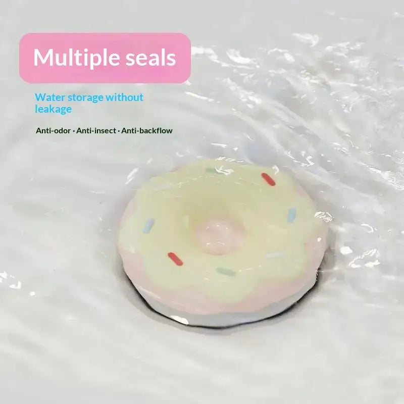 Ceramic Donut Sink Drain Stopper – Anti-Clog Bathroom Decor