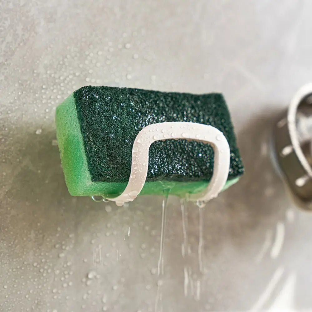 Suction Cup Sink Sponge Holder & Drain Rack – Kitchen Bathroom Sink Sponge Holder Nixie