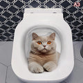 Funny Squirrel Toilet Lid Sticker – Waterproof PVC Decal Toilet Lid Sticker Nixie A3