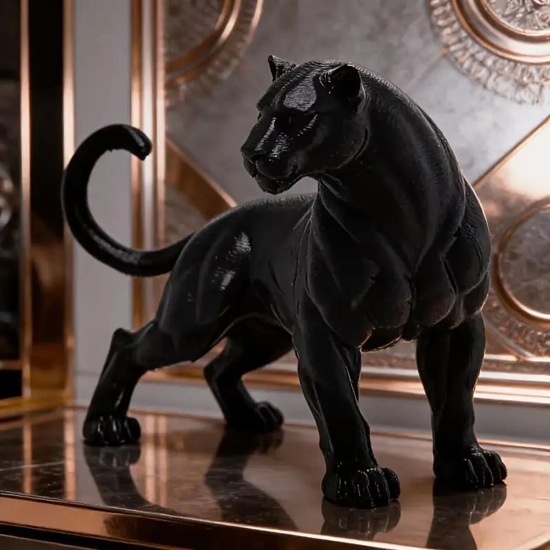 3D Printed Panther Statue – Desktop, Home & Car Decor