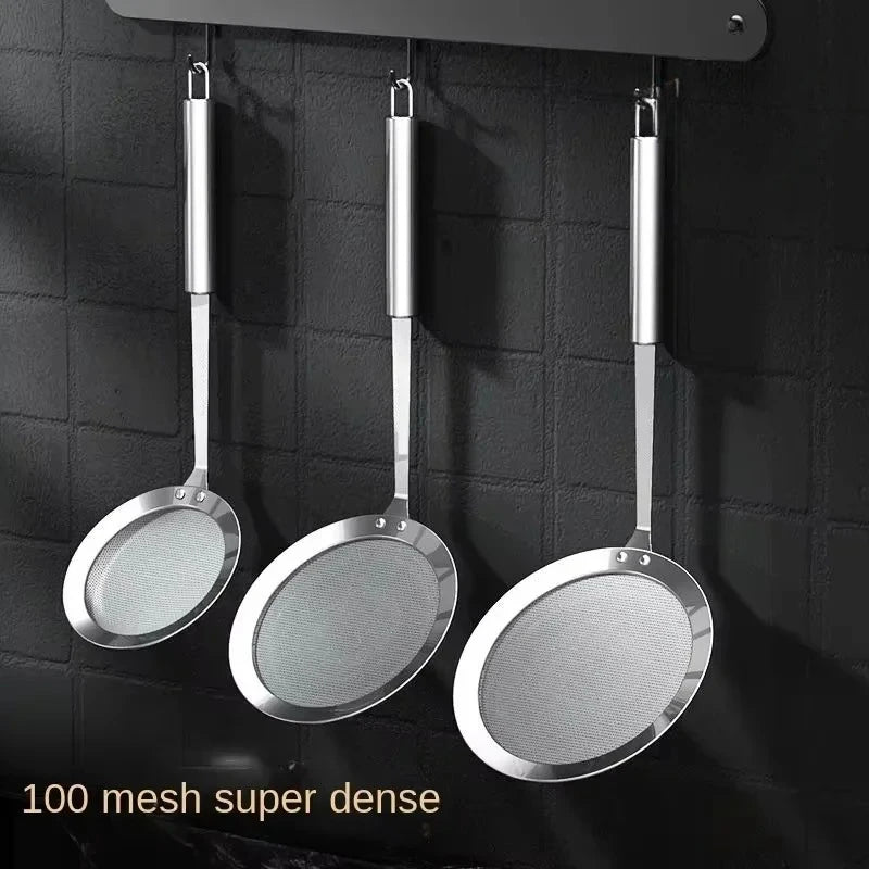 2-Pack Stainless Steel Fine Mesh Strainer Sieve Colander Set Mesh Strainer Set Nixie