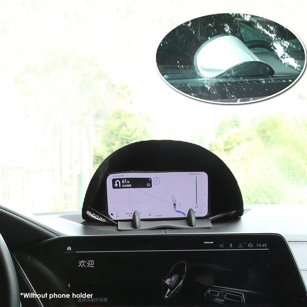 Car GPS Navigation Sunshade Visor Cover – Foldable UV Shield