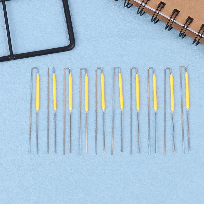 10Pcs 3V 30mm LED Filament Bulb Replacement Parts 2700K LED Filament Parts Nixie