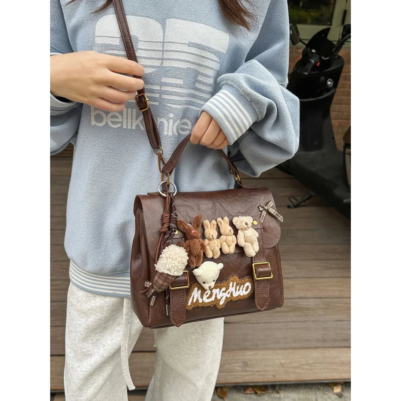 Cute Plush Toy Backpack for Women – Multifunctional Bag Plush Toy Backpack Nixie