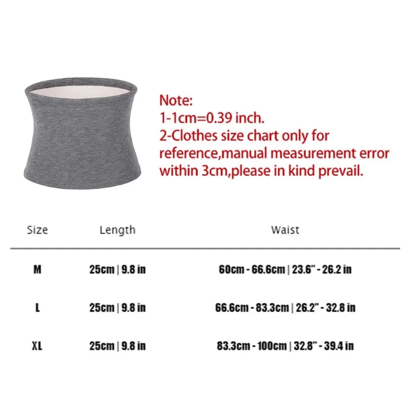 Winter Thermal Cashmere Waist Warmer & Lumbar Support Belt Waist Warmer Belt Nixie