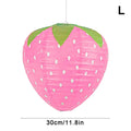3D Strawberry Paper Lantern Hanging Party Decoration Ornament Party Paper Lantern Nixie Pink L