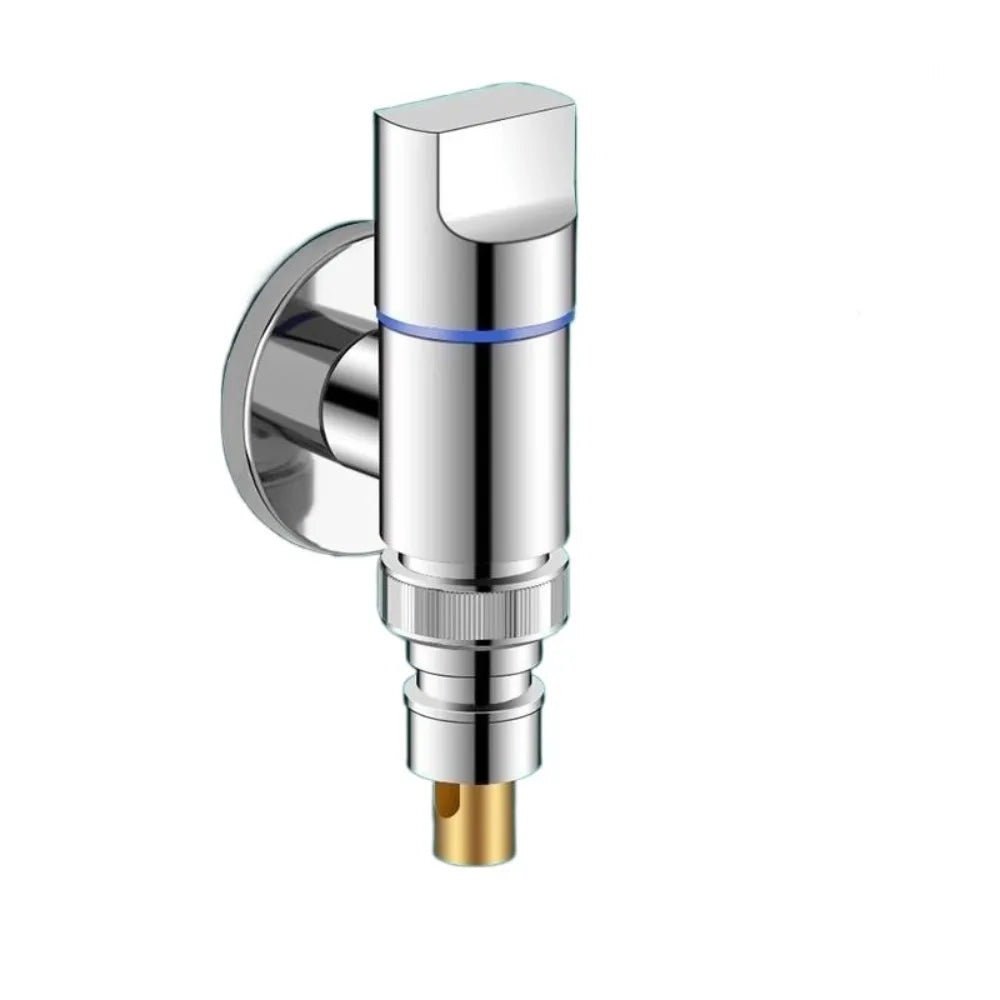 Wall-Mounted Stainless Steel Washing Machine Faucet Valve G1/2