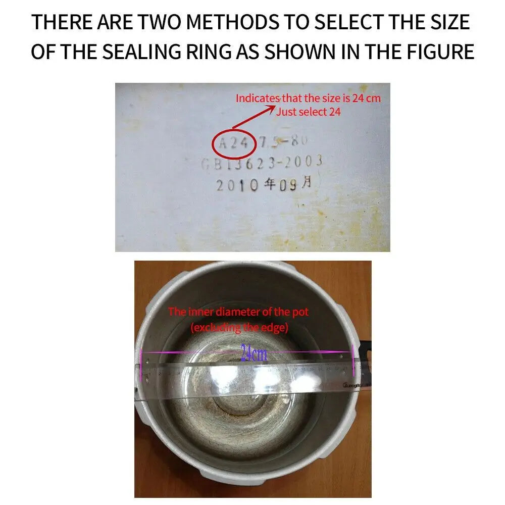 Silicone Pressure Cooker Seal Ring Replacement Gasket 20–32cm Cookware Replacement Part Nixie