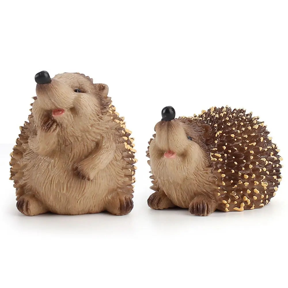 Hedgehog Animal Figurine – Miniature Wildlife Toy & Home Decor Animal Figurine Nixie