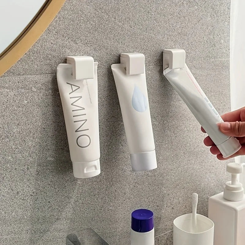 3-Pack Wall Mounted Toothbrush & Toothpaste Holder – No Drill