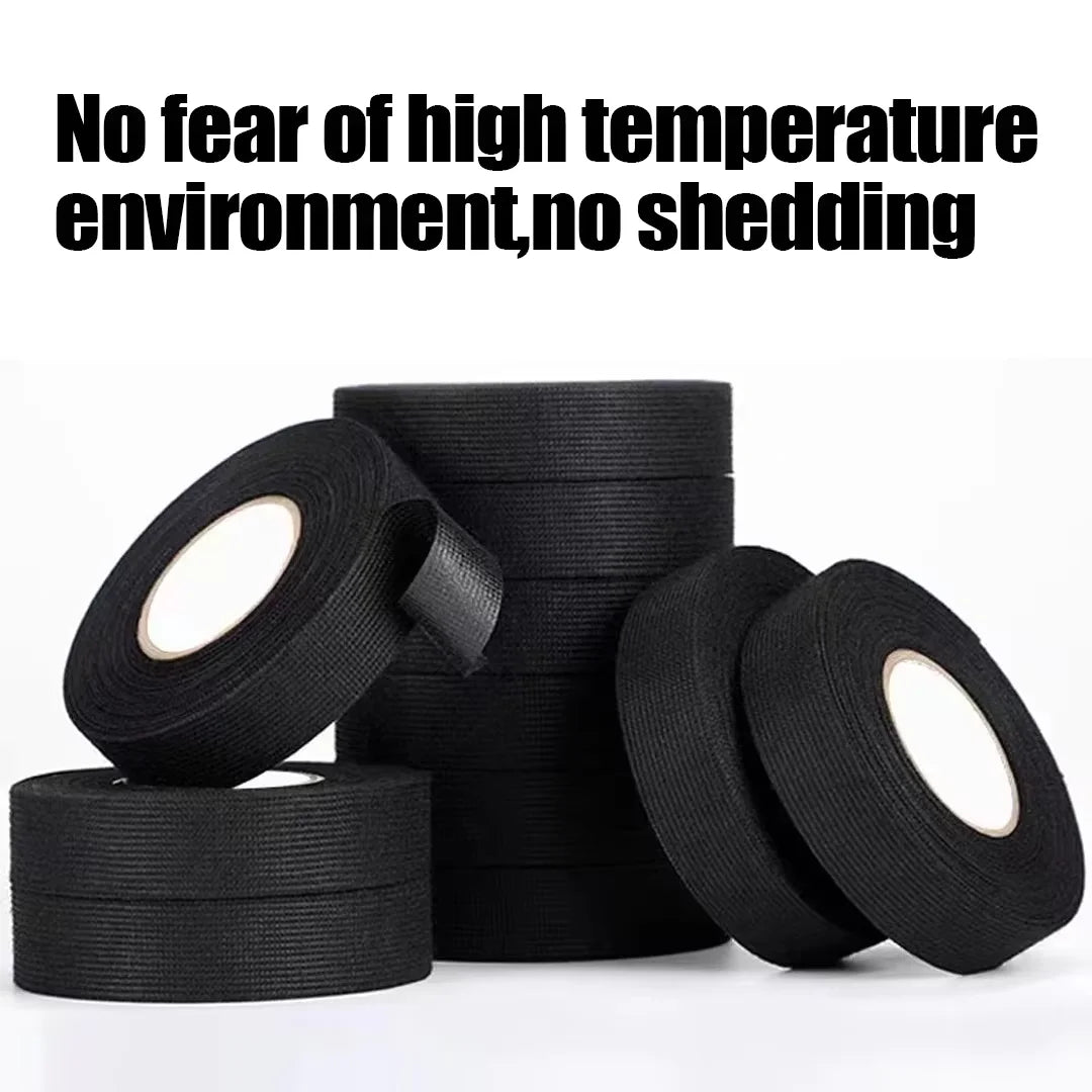 15M Flame Retardant Cloth Tape – Car Wiring Harness Protection Wiring Harness Tape Nixie