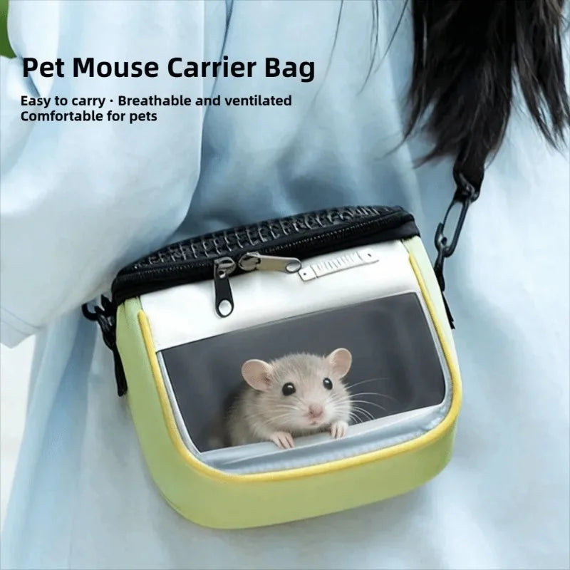 Breathable Small Pet Carrier Tote Bag – Hamster & Hedgehog Small Pet Carrier Bag Nixie