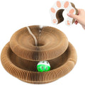 Kitty Kurlz Accordion Cat Toy – Scratch Pad & Bell Ball