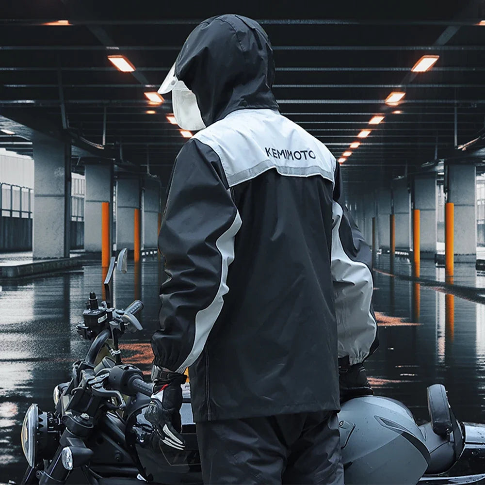 KEMITOUR Men's Waterproof Rain Suit – Jacket & Pants Set Rain Suit Nixie
