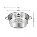 BEQ Stainless Steel Soup Stock Pot – Induction & Gas Safe Soup & Stock Pot Nixie 1 SET