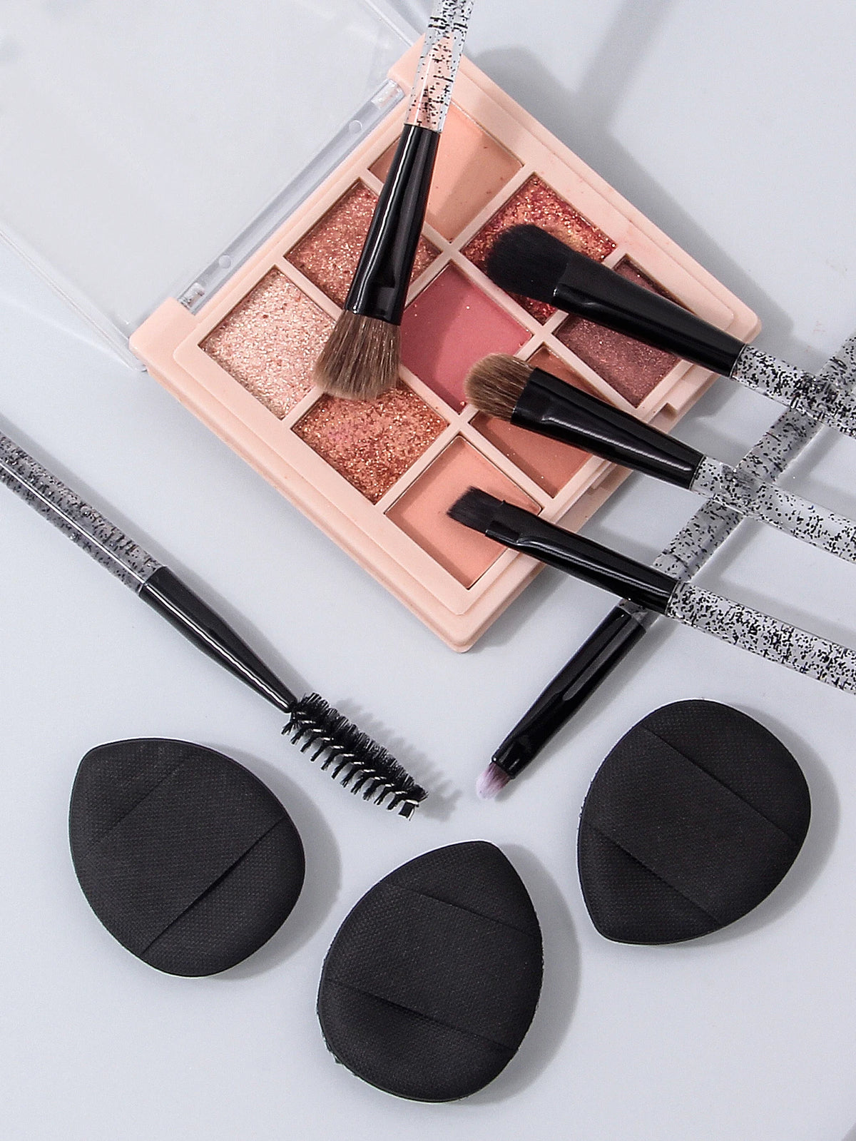 9-Piece Makeup Brush Set – Eye, Contour & Concealer Brushes Makeup Brush Set Nixie