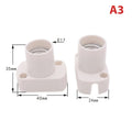 E12 E14 E17 Mini Screw Lamp Base Bulb Socket Holder Adapter