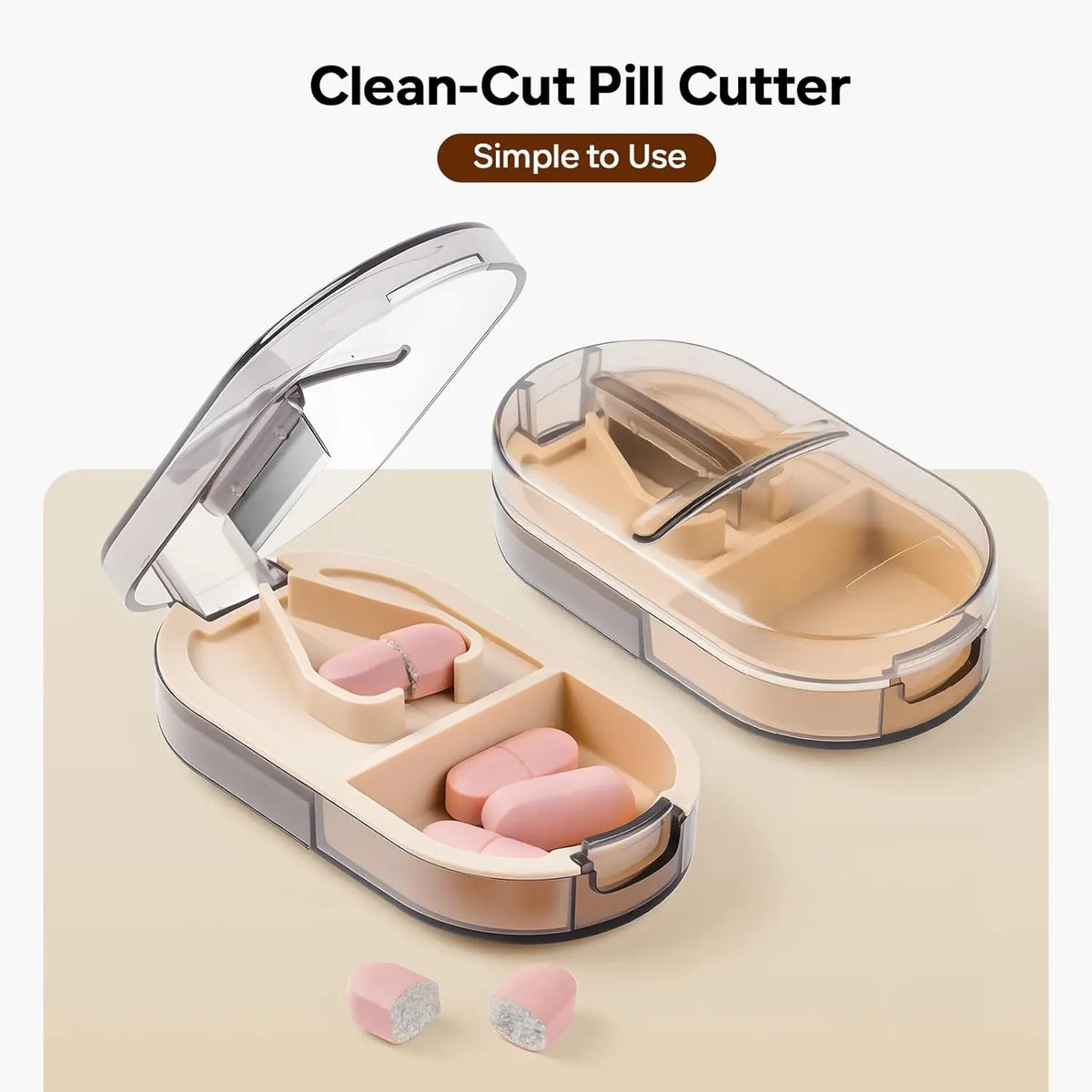 14-Day Pill Organizer & Tablet Cutter Combo Set Pill Organizer Set Nixie