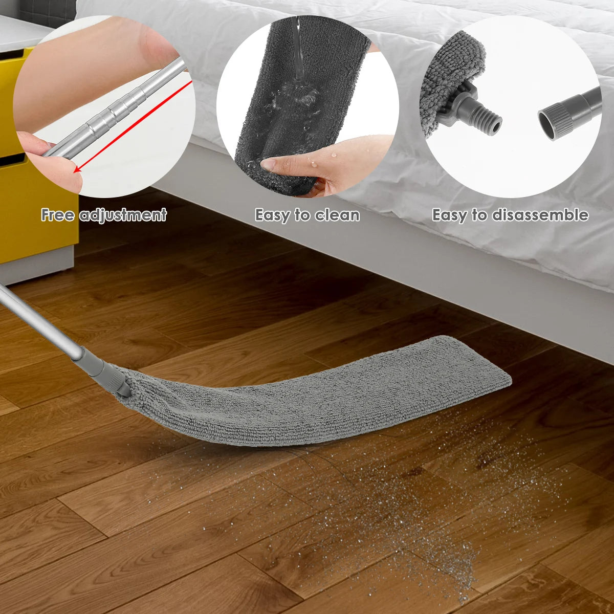 Retractable Microfiber Gap Duster – Flexible Extendable Brush