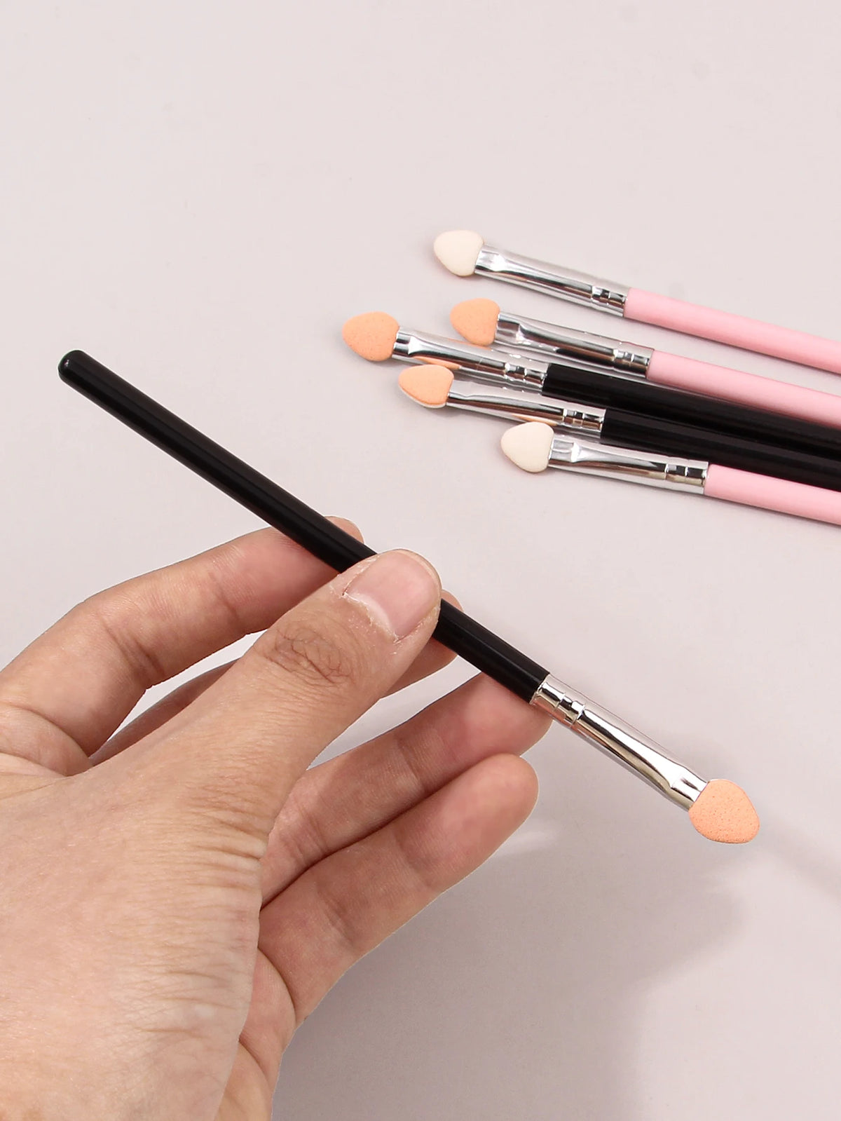 6PCS Double-Sided Eyeshadow Sponge Smudge Brush Set | Nixie Eyeshadow Brush Set Nixie