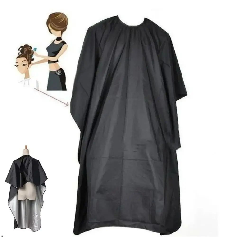 Professional Black Hairdressing Cape | Waterproof Barber Gown Hairdressing Cape Nixie