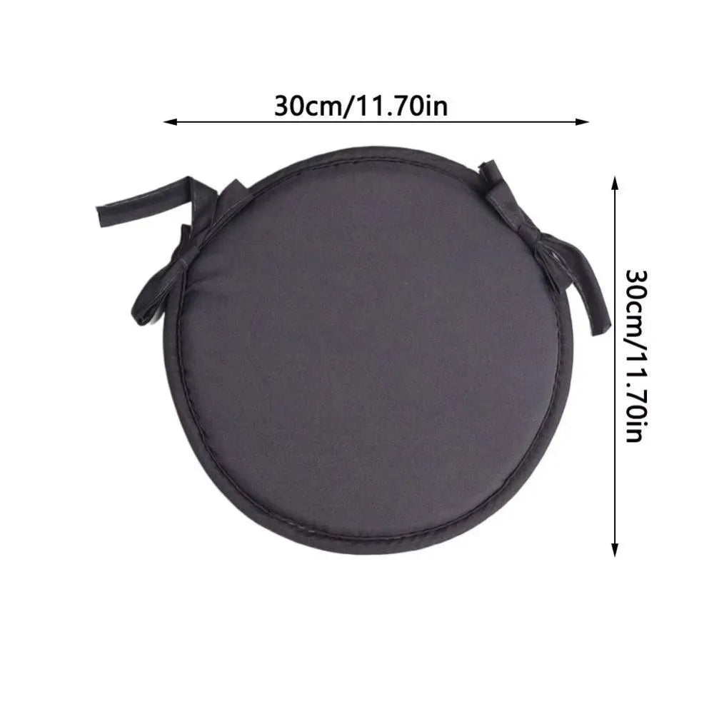 Thickened Round Chair Cushion 30cm Washable Sponge Seat Pad Chair Seat Cushion Nixie