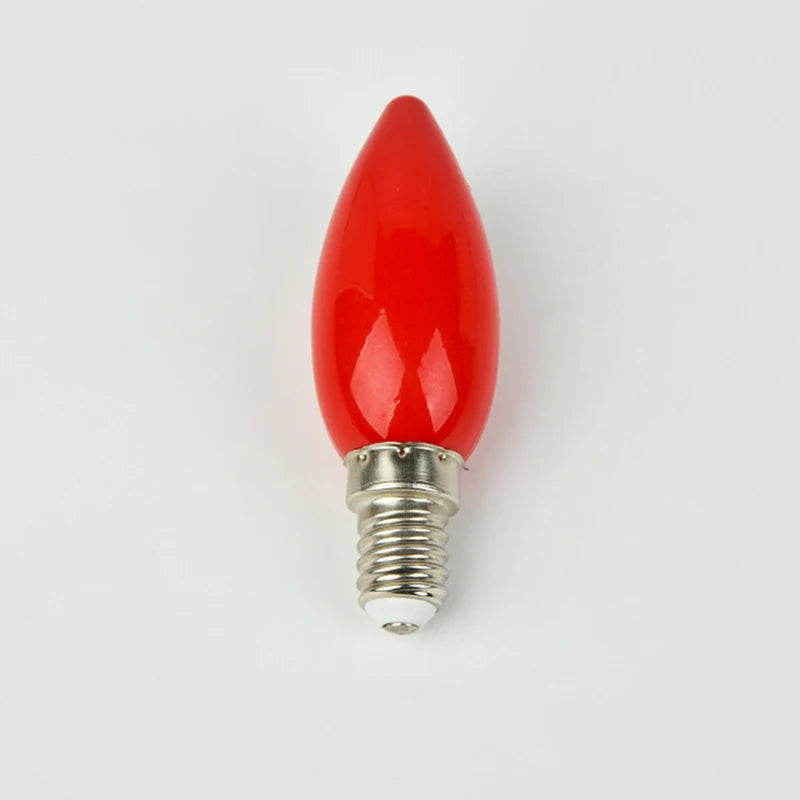 LED Red Candle Bulb E12/E14 – Altar & Temple Decorative Lamp